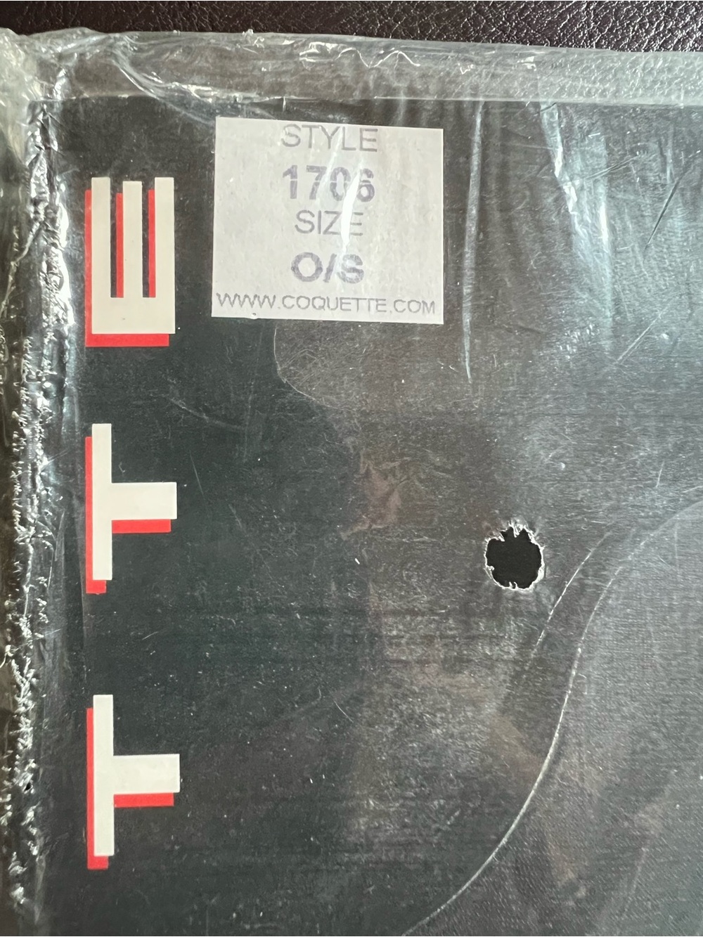 Coquette Black Thigh High Stockings O/S Sheer Nylon Hosiery BNIB - Picture 2 of 5
